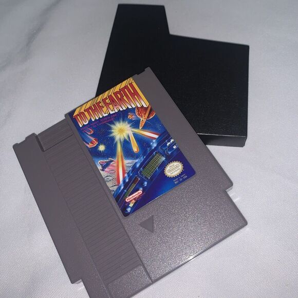 To The Earth Nintendo NES Video Game Authentic Nintendo Entertainment System - Picture 2 of 7